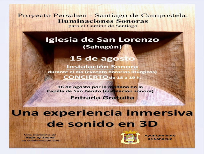 Experiencia sonora inmersiva en Sahagún con el proyecto Perschen
